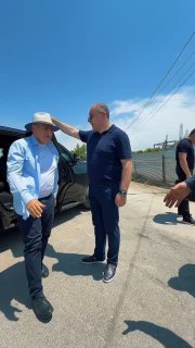 Никол Пашинян на стройплощадке детского сада в Ехегнаване