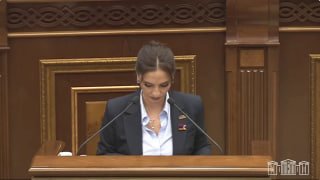 Арега Овсепян уклонилась от ответа о пражском заявлении в НС