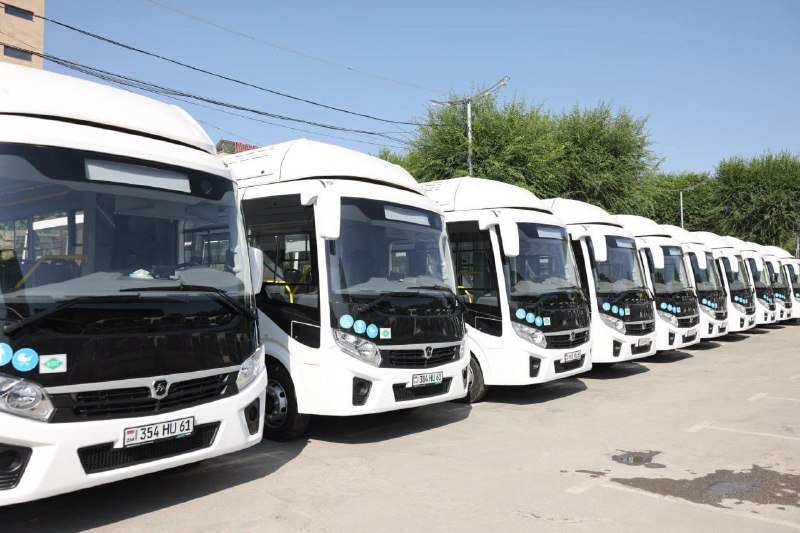 87 новых автобусов выйдут на маршруты Араратской области: проверка в Арташате