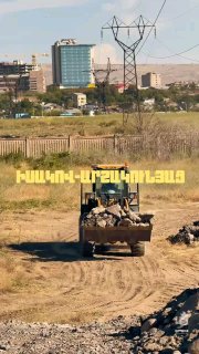 Строительство моста через реку Раздан в Ереване