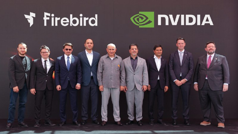 Церемония открытия AI-фабрики Firebird в Раздане с участием Никола Пашиняна и Дженсена Хуанга