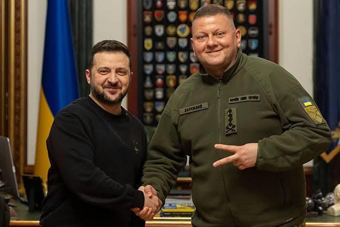 Валерий Залужный, бывший главнокомандующий ВСУ, на пресс-конференции