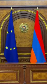 Никол Пашинян и Урсула фон дер Ляйен на встрече в правительстве РА, Ереван