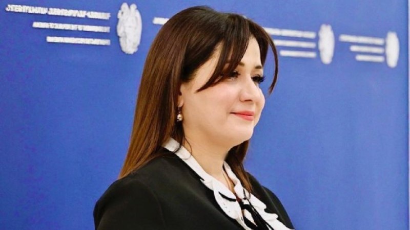 Назели Багдасарян на рабочем месте в Ереване, Армения