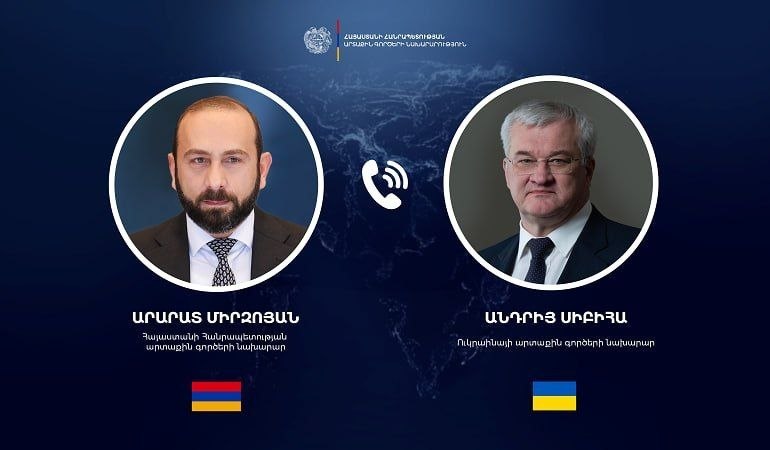 Телефонный разговор Мирзояна и Сибиги: Ереван и Киев обсудили двусторонние отношения