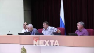Заседание комитета Саратовской областной думы, депутаты покидают зал