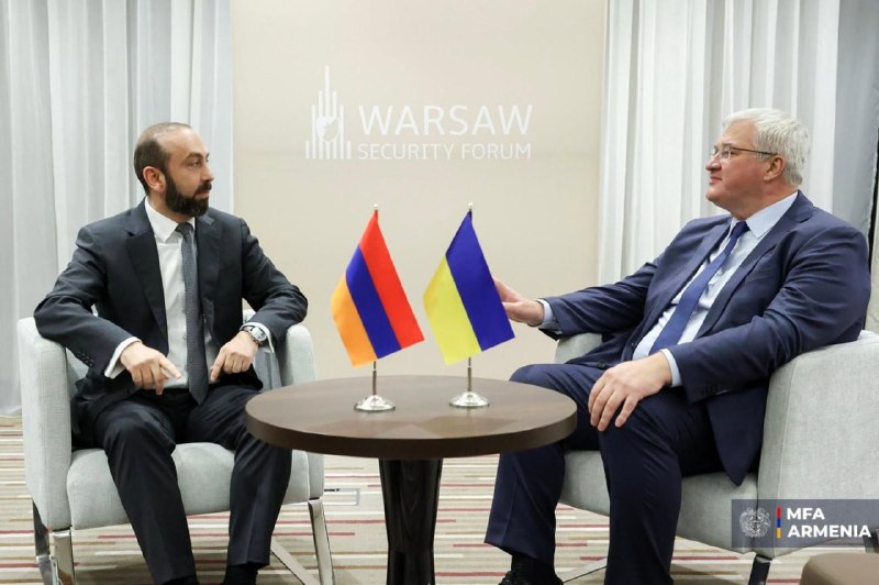 Главы МИД Армении и Украины обсудили повестку в Давташене