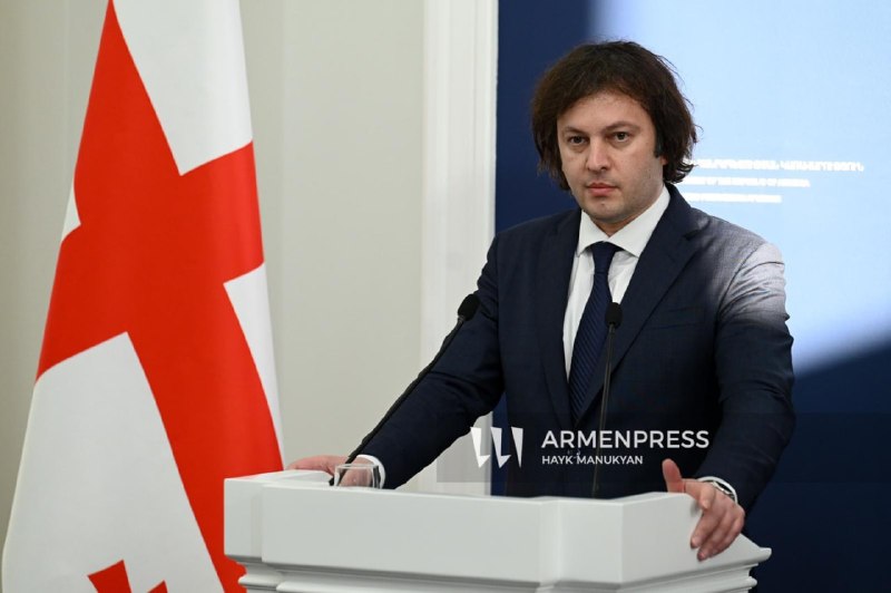 Ираклий Кобахидзе на пресс-конференции в Тбилиси