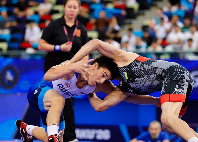 Сергей Кармрян на чемпионате Европы U17 по вольной борьбе